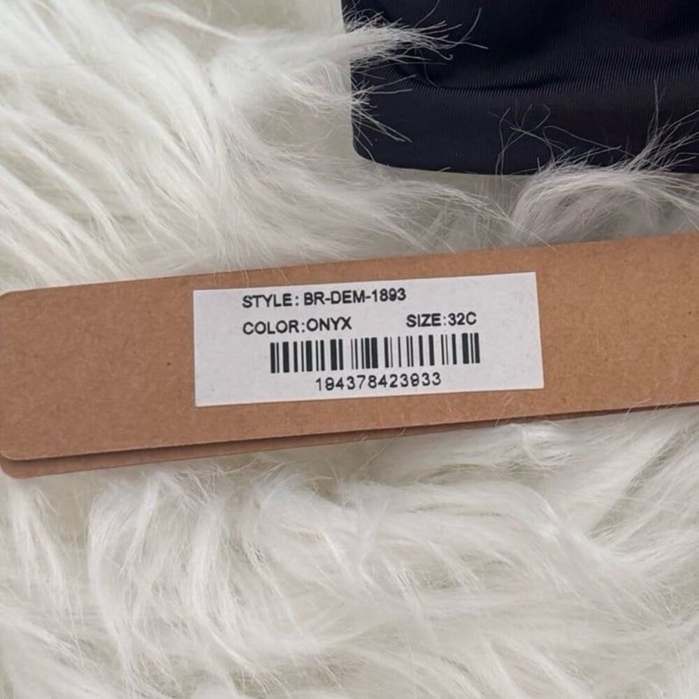 Skims Weightless Demi Bra Onyx Size 32C - Picture 7 of 7